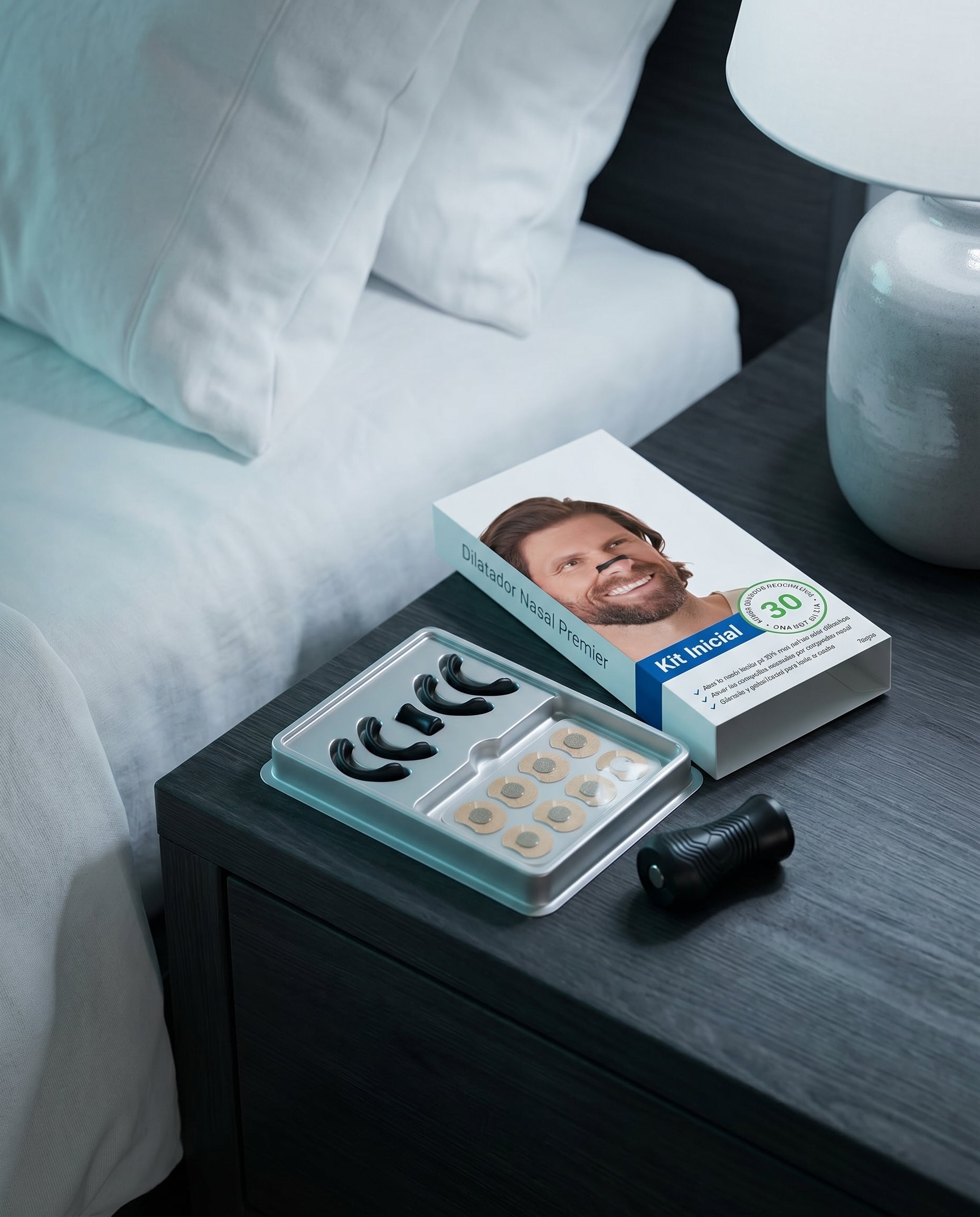 Kit AERONOX sobre la mesilla